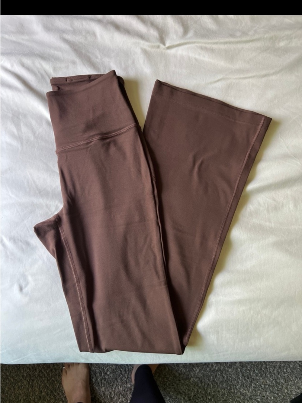 Lululemon groove super-high rise bottoms